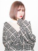 【No.8*岩切祐樹】ボブ×ミルクティーカラー