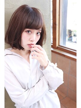 ネオリーブクレア 綱島店(Neolive Krea) フェミニンボブ　-5歳ヘア　厚めバング　Neolive krea綱島店