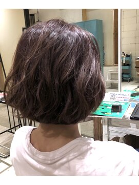 サロン ド ソーホー 蕨(Salon de SOHO) 【ピンクパープル×ゆるパーマ】ニュアンス◎ほんのり小悪魔感