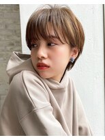 ジョエミバイアンアミ(joemi by Un ami)&nbsp;【joemi】厚めバングの長めスリークショート　高橋　和人