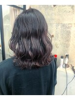 マメ(mame)&nbsp;ロブ/ダークラベンダー/並WAVE