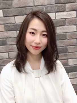 エピス 麻生1号店(epice) 前髪なし×大人セミロング