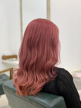 ヒュー(HUE) 韓国hair！ピンクカラーで韓国ヘアに！