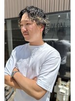 ウルフパーマ×グラデーションカラー