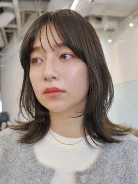 ガーデントウキョウ(GARDEN Tokyo) ハッシュカットレイヤーミディアムブルージュ/小顔カット/