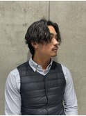 波巻き/スパイラル/ニュアンス/波巻きパーマ/シャドウパーマ