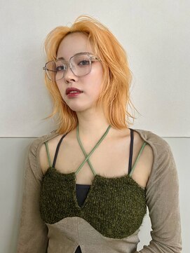 スタニング 渋谷(STUNNING.) レイヤー/ボブ/ケアブリーチ/ダブルカラー/ハイトーン【修】