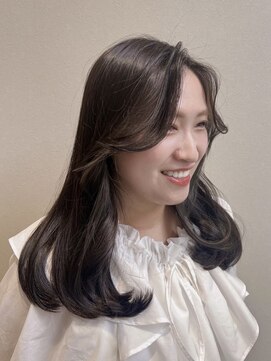 ロウ 札幌(ROW) 髪質改善トリートメント/黒髪/小顔/ワンレンボブルフ/ネビージュ