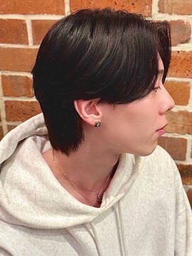 プレミアムバーバー 目黒店(PREMIUM BARBER produce by HIRO GINZA) ナチュラルセンターパート