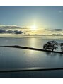 美容室カトレヤ&nbsp;家族旅行で琵琶湖に行きました。朝風呂も気持ち良かったです。