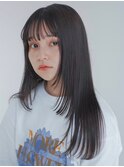 レイヤーカット/透明感カラー/艶髪