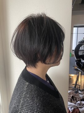 ケイトブラウン(KATE BROWNE) 丸みショート/ショートボブ/アッシュブラウン/薬院