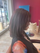 スピーディーカラー 足利大月店&nbsp;柔らかさ×こなれ感　大人ミディアムで上品に/レイヤー/髪質改善