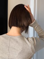 ジアン テラス(GIEN TERRASSE)&nbsp;ぱつっとボブタッセルボブヘイリーボブ切りっぱなしボブ@岸本