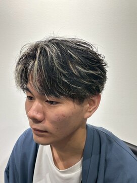 ハイプ(HYPE) フェザーパーマ/ハイライト/メンズ/眉毛