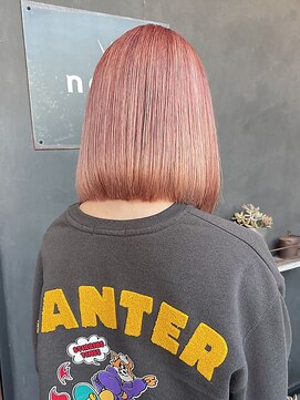 ナナ バイ ピケ(nana by pique) ハイトーンピンク/透明感/丸みボブ/20代30代40代