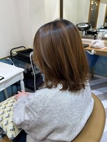 ロンドアベニール 北千住(Lond avenir) 髪質改善縮毛矯正レイヤーカット顔周り前髪韓国ミニウルフ/池袋