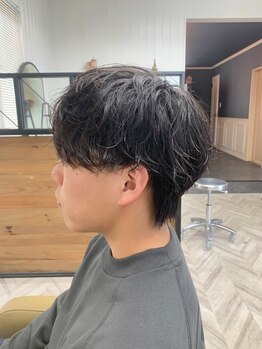 エゴ(ego)の写真/【お洒落なMen'sが集まるサロン】今人気の《ナチュラルパーマ/シャドウパーマ》で忙しい朝もさっとキマる！