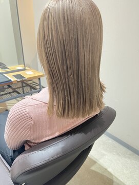 スイヘアデザイン 久留米(suii.. hair design) ベージュ/yurina