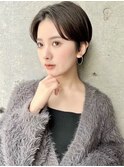 くびれヘア/顔周り/韓国/ボブ/レイヤーカット/前髪/カラー北千住