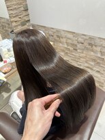 ブレンドバイハピネス(Blend by happiness)&nbsp;髪質改善トリートメントストレートアッシュブラウン20代30代40代