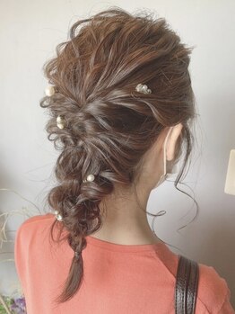 ミルクティ 古民家店(Milktea)の写真/特別な日は、ヘアセットで主役級に可愛く…♪どこから見てもキュートなスタイルを実現◎早朝予約もOK☆