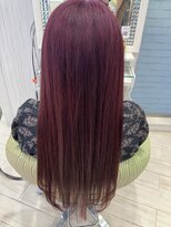 ビス ヘア アンド ビューティー 西新井店(Vis Hair＆Beauty)&nbsp;ダブルカラーワインレッド
