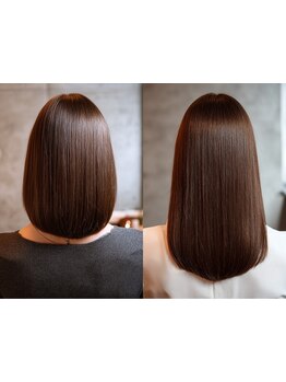 <地毛のように自然>まっすぐ過ぎない,柔らかく馴染むストレートを[六甲道/白髪ぼかし/白髪染め/ハイライト]