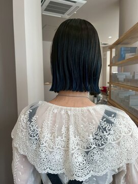 イノセントヘア(innocent.hair) 20代30代/平尾/ブリーチ&ダブルカラー/ボブ