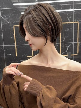 20代30代ショートボブレイヤーカットレイヤーボブ