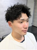 ツイストパーマ&スパイキーショート
