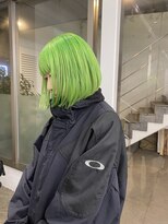 オーン(OOn)&nbsp;ネオングリーンのミニボブ