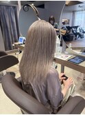 白髪があればあるほどできるハイトーン◯脱白髪染めミルクティー