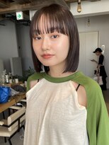 ディッセンバー 渋谷(December) 【December】小顔カット/ブリーチなしオリーブベージュ