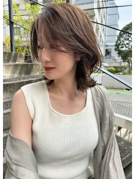 デザート(Des.Art) 【Des.Art福岡警固】30代40代/外はねレイヤーボブ/レイヤー