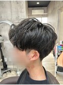 フェザーショート（駿河区／美容院／メンズ）