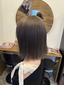 シールドヘアー 沖縄 新都心(C'LD Hair) 透明感たっぷりグレージュ