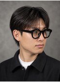 韓国風コンマバング×ダウンパーマ×曲がる縮毛矯正×men's髪型