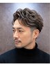 若見え白髪＆印象改善コース【メンズカット&眉カット&ヘアカラー&TM&顔そり】