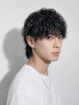 リベルテ 心斎橋(Liberte)&nbsp;メンズショート波巻きツイスパ黒髪色気メンズスタイル