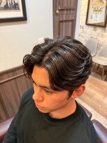 ミリオンバックス 上野(Million Bucks)&nbsp;MEN'S HAIR/リバースセンターパート/ニュアンスパーマ/ツイスパ