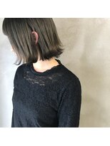 ミント(mint) 人気の切りっぱなしボブ&赤み除去グレー!