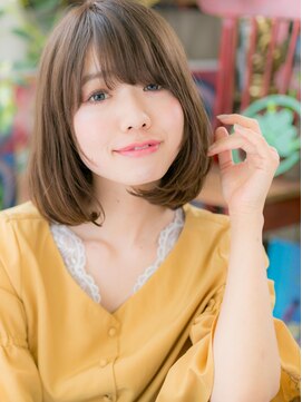 カバーヘアアンドスパ ブリス 浦和(COVER HAIR&SPA bliss) *bliss浦和* 目力UP!斜めバングx小顔ワンカールa
