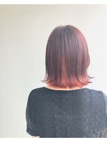 ヘアメイク オブジェ(hair make objet) pinkインナーカラー