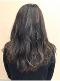 外国人風アッシュグレー