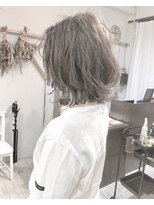 ヘアーアンドアトリエ マール(Hair&Atelier Marl)&nbsp;【Marl】グレージュカラーの無造作ボブ♪