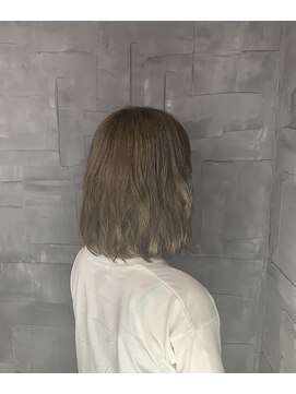 ヘアサロンエム 川越(HAIR SALON M) デザインカラー/厚めバング/ローライト/スリークボブ
