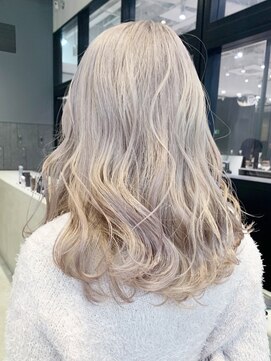 アルバム 銀座(ALBUM GINZA) セミディフレンチカジュアルグレージュカラー_ba286202