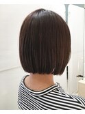 収まり完璧★乾かしてもハネないショートボブ♪