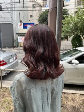 ココット 京橋店(cocotte) ブリーチなしピンクレッド